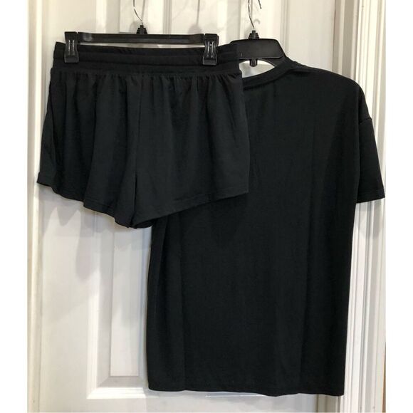 BARE NECESSITIES - NWT L Sz S Sleep/Lounge Set. Short Sleeve Pocket Tee & Shorts - Picture 14 of 14